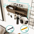 Organizador De Parede Multiuso Em Madeira