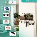 Organizador De Parede Multiuso Em Madeira