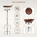 Fonte Alimentadora para Pássaros Estilo Retrô