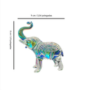 Estátua De Elefante Transparente De Cristal