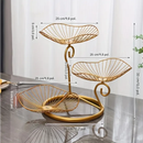 Fruteira Tigela de Frutas Luxuosa