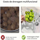 Cesta De Drenagem De Cozinha Multifuncional