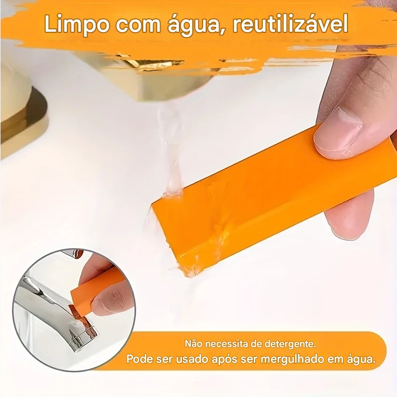 Apagador De Manchas De Aço Inoxidável Reutilizável