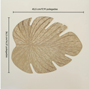 Jogo Americano De Mesa Folha Tropical