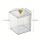 Caixa Transparente Para Armazenamento De Cosméticos