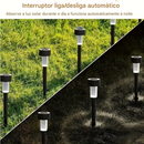 Kit 12 Luzes Solares de Jardim