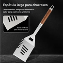 Maleta Churrasco Profissional 25 Peças em Aço Inox