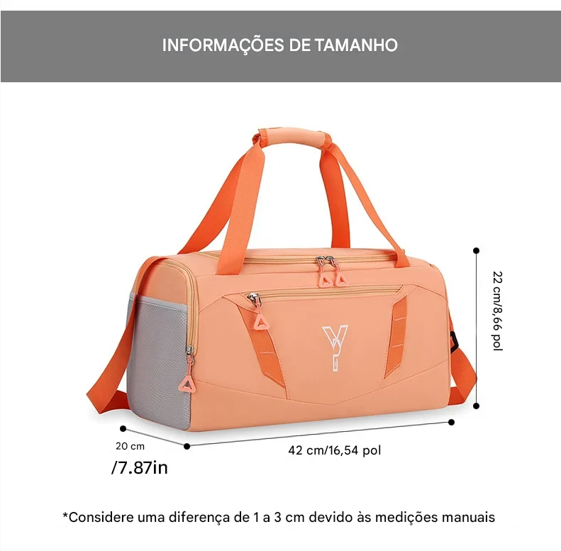 Bolsa De Ginástica Esportiva Feminina À Prova D'água