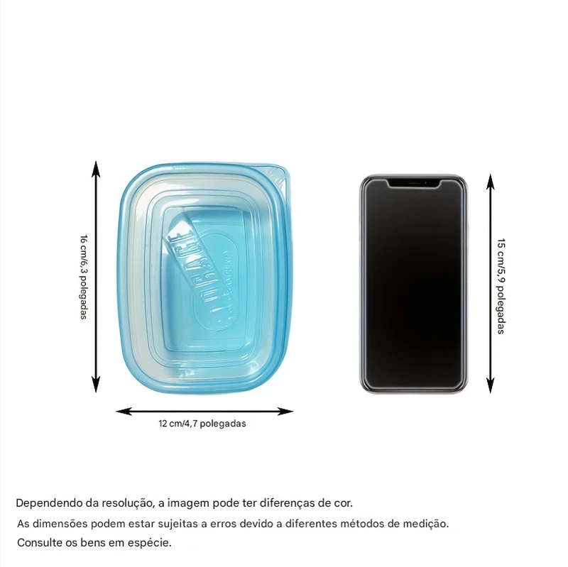 Conjunto De 10 Recipientes Empilháveis Para Armazenamento