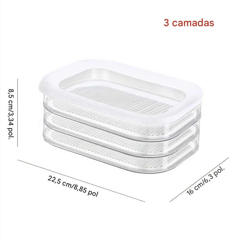 Recipiente De Armazenamento Para Frios