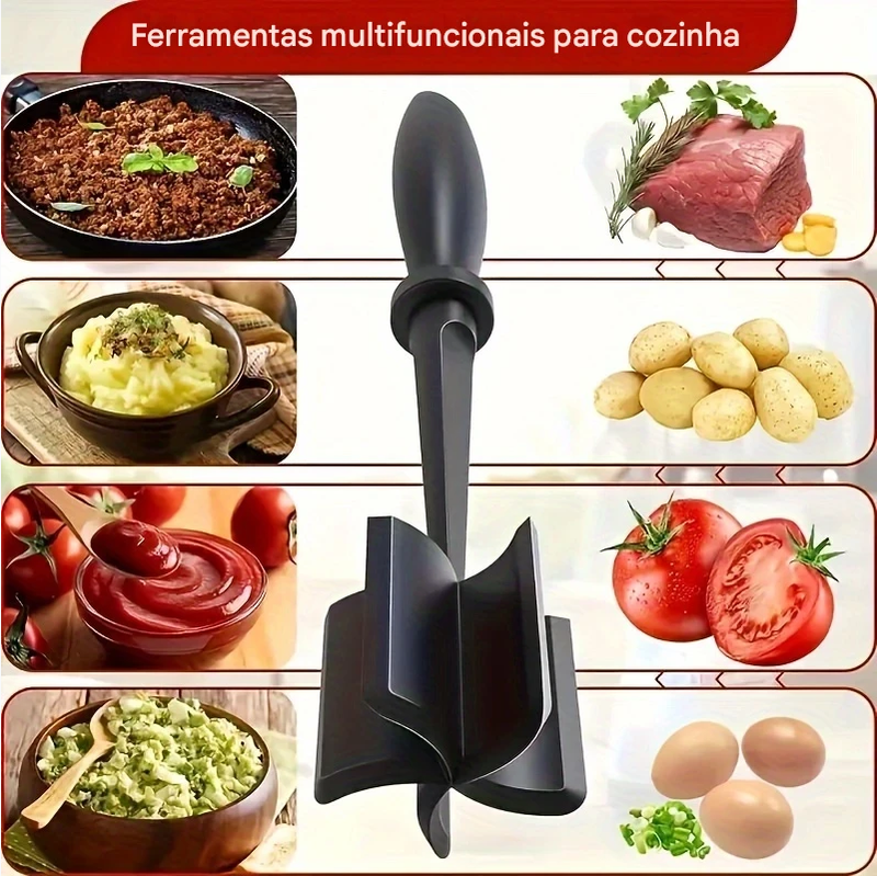 Amassador Moedor De Carne Multiuso