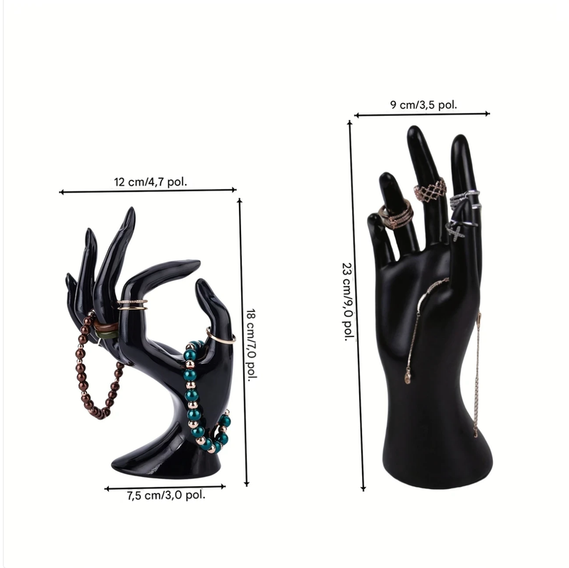 Suporte de Exposição para Joias em Formato de Mão