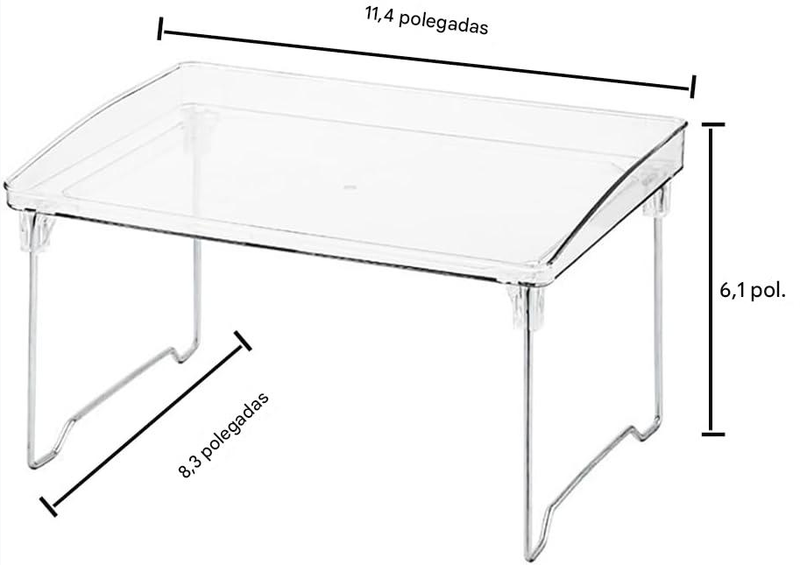Organizador Transparente De Acrílico Dobrável Multifuncional