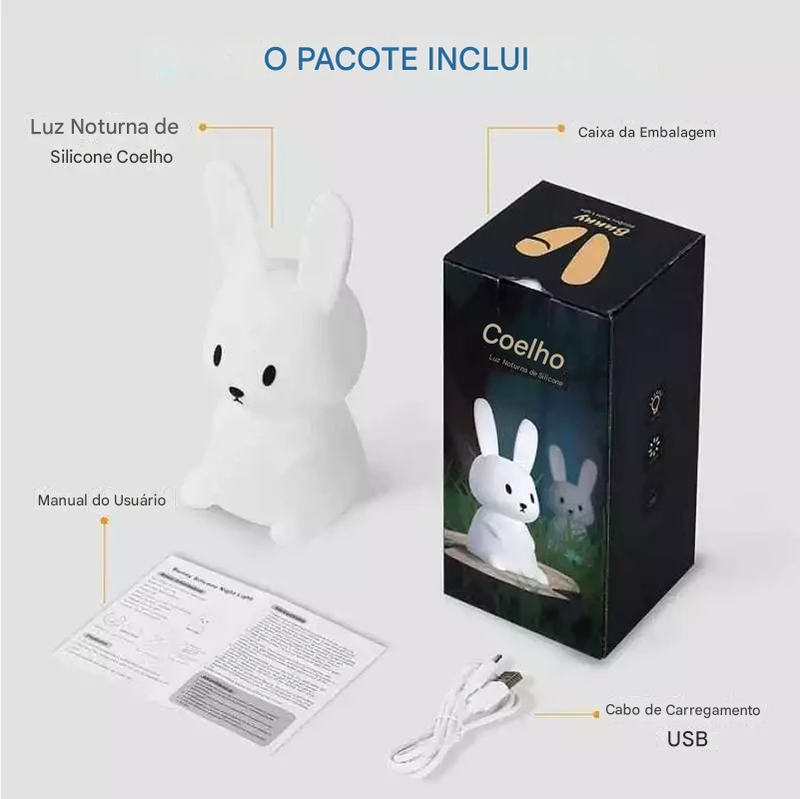 Luminária de Mesa Coelho