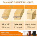 Protetores Para Pé De Cadeira Silicone Com Feltro 24 Unidades