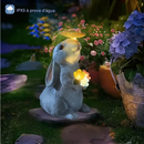 Luminária Solar Coelho Decorativo