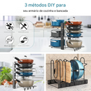 Organizador de Panelas de 8 Camadas