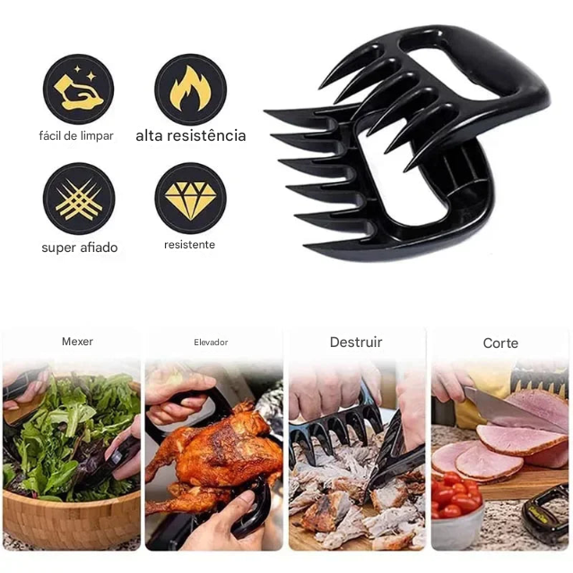 Garras de Urso para Desfiar Carne
