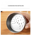 Porta Temperos em Aço Inoxidável