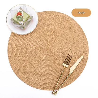 Sousplat Antiderrapante Redondo