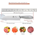 Faca Profissional Santoku