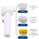 Escova Elétrica de Limpeza 5 em 1 Sem Fio